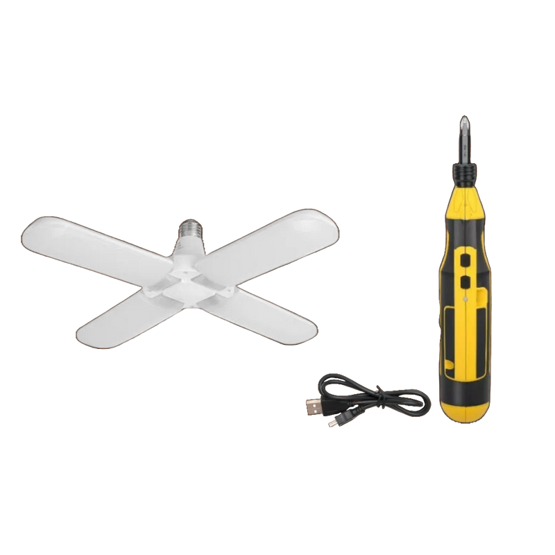 Combo 4 Aspas + Destornillador Eléctrico